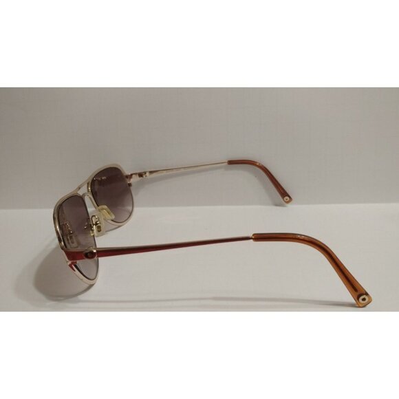 Authentic Coach Bedford (s504) Golden Sunrise 57*16*135* Red Sunglasses Frames main image 6